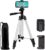 Phone Tripod EVERESTA 42 Inch 360 flexible Smartphone Tripod, Phone Tripod and Clicker, Phone tripod stand with Phone Holder Mount and Bluetooth…