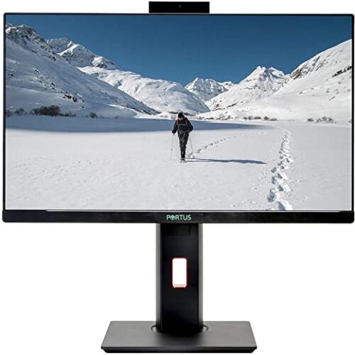 PORTUS PRO AIO-101 24″ | FULL HD ROTATABLE All-in-One Desktop PC | Intel 6 Core i5-9400 2.90GHz (4.10GHz Boost), 8GB RAM, 256GB SSD Storage
