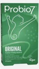 Probio 7 Original Vegan Digestive Health Supplement - 40 Capsules Long Expiry