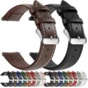 Quality 18mm/20mm/22mm Quick Release Pu Leather Watch Strap.