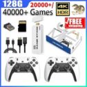 Retro Video Games Console Stick 4K Pro 128GB 4k+ Games Wireless Controllers 2.4G