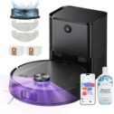 Robot Vacuum Cleaner with Mop, Powerful 10000Pa/200 Mins Self-Emptying Robot Vac