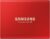 Samsung T5 1 TB USB 3.1 Gen 2 (10 Gbps, Type-C) External Solid State Drive (Portable SSD) Metallic Red (MU-PA1T0R)