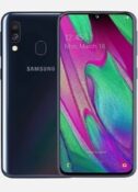 Samsung Galaxy A40 - 64GB - Black Colour - Unlocked - 12 Months Warranty