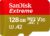 SanDisk Extreme 128 GB microSDXC Memory Card + SD Adapter with A2 App Performance + Rescue Pro Deluxe, Up to 160 MB/s, Class 10, UHS-I, U3, V30 ,…