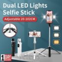 Selfie Stick Tripod Light Phone Holder Stand Remote Bluetooth For iPhone Samsung