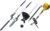 STANLEY STR-4IN1A 4 in 1 Brush Cutter, Hedge, Line Trimmer, Pole Pruner, Multitool, Black/Yellow