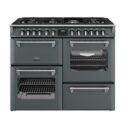 Stoves Richmond 110cm Dual Fuel Range Cooker 7 Burner Gas Hob Anthracite 110DF