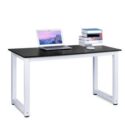 Study Computer Desk 120x60x75cm Home Office Writing Desk PC Table with Bag