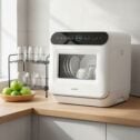 Table Top Dishwasher 7+3 Programs Mini Tabletop Dishwasher No Plumbing, 6L Built