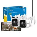 Tapo C310P2 2 Pack 2K Security Camera Outdoor Wired Outdoor Camera No Monthly