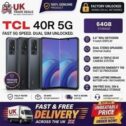 TCL 40R 5G 64GB Dual SIM Unlocked Android Smartphone Graphite Mobile Phone