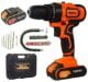 TEETOK 21V Cordless Drill | Combi Drill Impact Driver with LED Light | Drills and Driver Sets Cordless Power Hand Tools with 29 Accessories Set