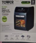 Tower 5-in-1 Digital Air Fryer Oven Vortx 12L Black & Chrome Digital £149.99 RRP