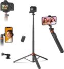 Tripod Selfie Stick 66.5inch 360° Phone Remote GoPro DJI Osmo Insta360 Stand UK