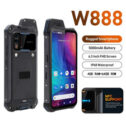 Unlocked 4G Walkie Talkie 6.3" Mobile Phone 64GB Andriod 11 Cellphone UNIWA W888
