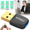 USB Bluetooth 6.0 Adapter Dongle Receiver for PC Windows 11/10/8 Plug & Play