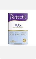 Vitabiotics Perfectil Max Support Healthy Skin Hair Nails Nutri-Demal 84 Tab/Cap