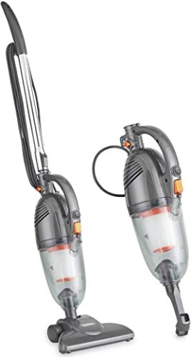 VonHaus Stick Vacuum Cleaner 800W Corded – 2 in 1 Upright & Handheld Vac | Lightweight Design, HEPA Filtration, Crevice Tool & Upholstery Brush