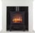 Warmlite Heater WL45037W | Electric Fireplace Suite with Adjustable Thermostat Control | 2 Heat Settings | LED Flame Effect | Safety Cut-Out System