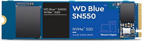 Western Digital WD Blue SN550 NVMe M.2 500 GB PCI Express 3.0 3D NAND