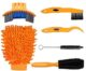 Wetalk Bike Cleaning Tool Set Bicycle Clean Brush 6 Kit for Bike Chain Tire Cycling Corner Stain Dirt Clean Fit for Mountain Bike Road Bike City…