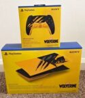wolverine ps5 slim cover and controller, limited edition, on hand ready to ship!