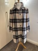 Women’s Gil Bret Wool Half Lined Check Pattern Wool Coat
