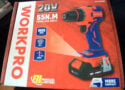 Workpro 20V Cordless Brushless Drill. 4 Speed. 1800 RPM. 55N.M. For Wood & Metal