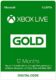Xbox Live 12 Month Gold Membership | Xbox Live Download Code | Xbox Series X|S, Xbox One