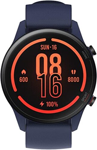 Xiaomi Mi Watch Smart Watch 1.39 Inch AMOLED HD Display Up to 16 Days Running Time, Built-in GPS, 117 Fitness Modes, Navy Blue