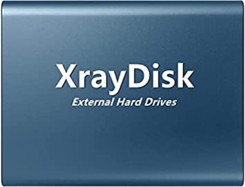 XrayDisk 2TB External Hard Drive High-Speed Read Write USB 3.1 Portable SSD 2000GB Hard Drive, Mobile External Solid State Drive- Up to 540MB/s