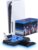 YUANHOT Vertical Stand with Cooling Fan for PS5 Console and Playstation 5 Digital Edition, Charging Station Dock with Dual Controller Charger Ports…